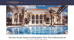 Desktop Screenshot of hawkslandingrealty.net